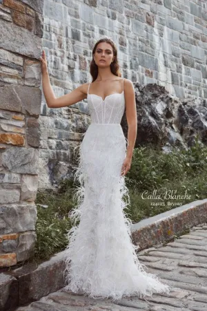 Size 10 Calla Blanche 124125 Bryony Ivory Gown