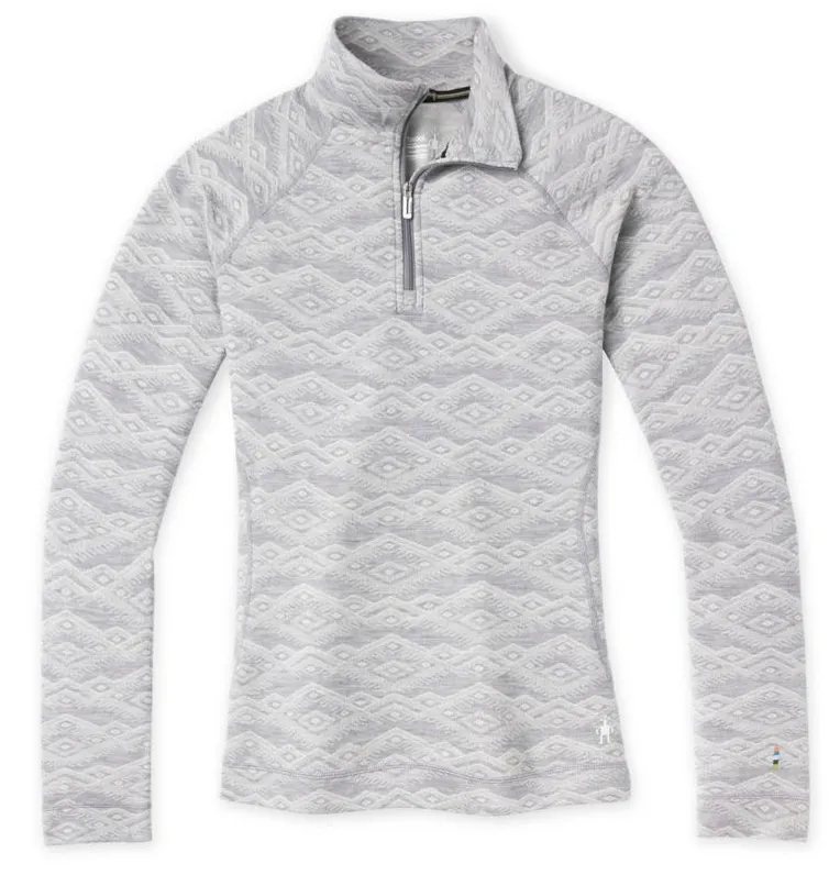 Smartwool Merino 250 Baselayer Pattern 1/4 Zip Boxed Femme