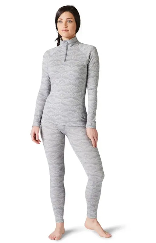 Smartwool Merino 250 Baselayer Pattern 1/4 Zip Boxed Femme