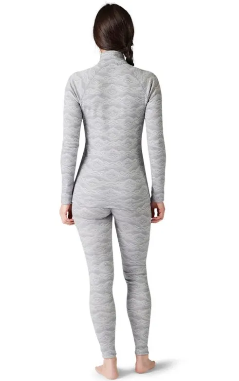 Smartwool Merino 250 Baselayer Pattern 1/4 Zip Boxed Femme