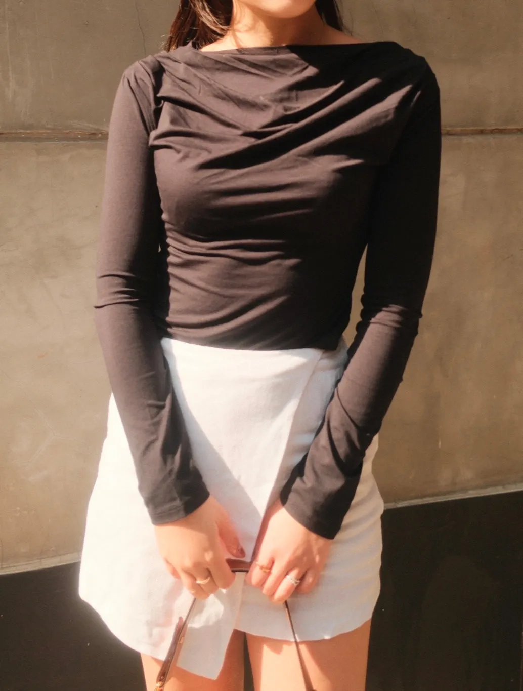 Soft Modal Blend Slash Top