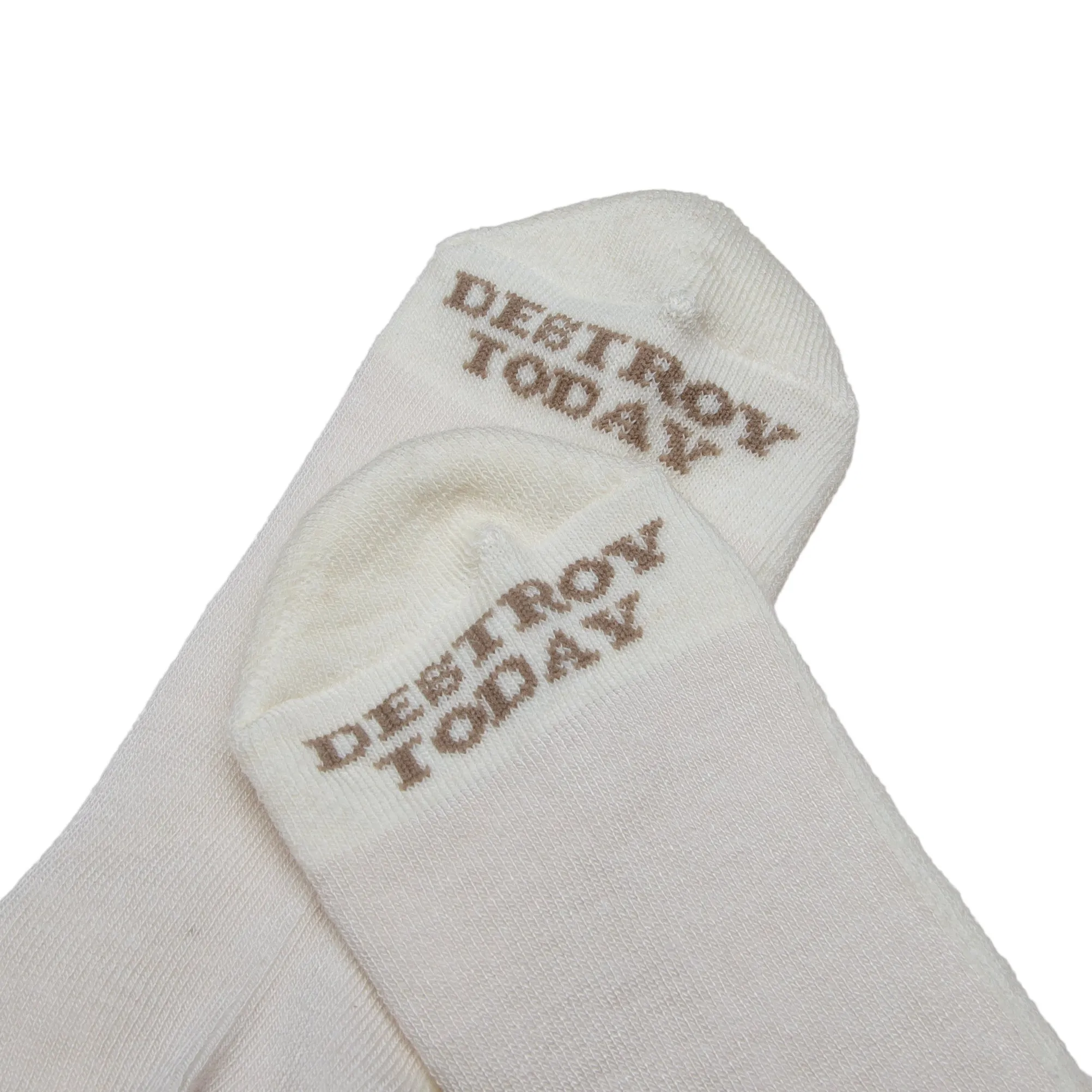 Sol Sol - Essential Socks - Ecru / Brown