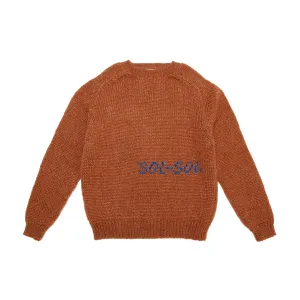 Sol Sol - Mohair & Wool Blend Jersey - Brown