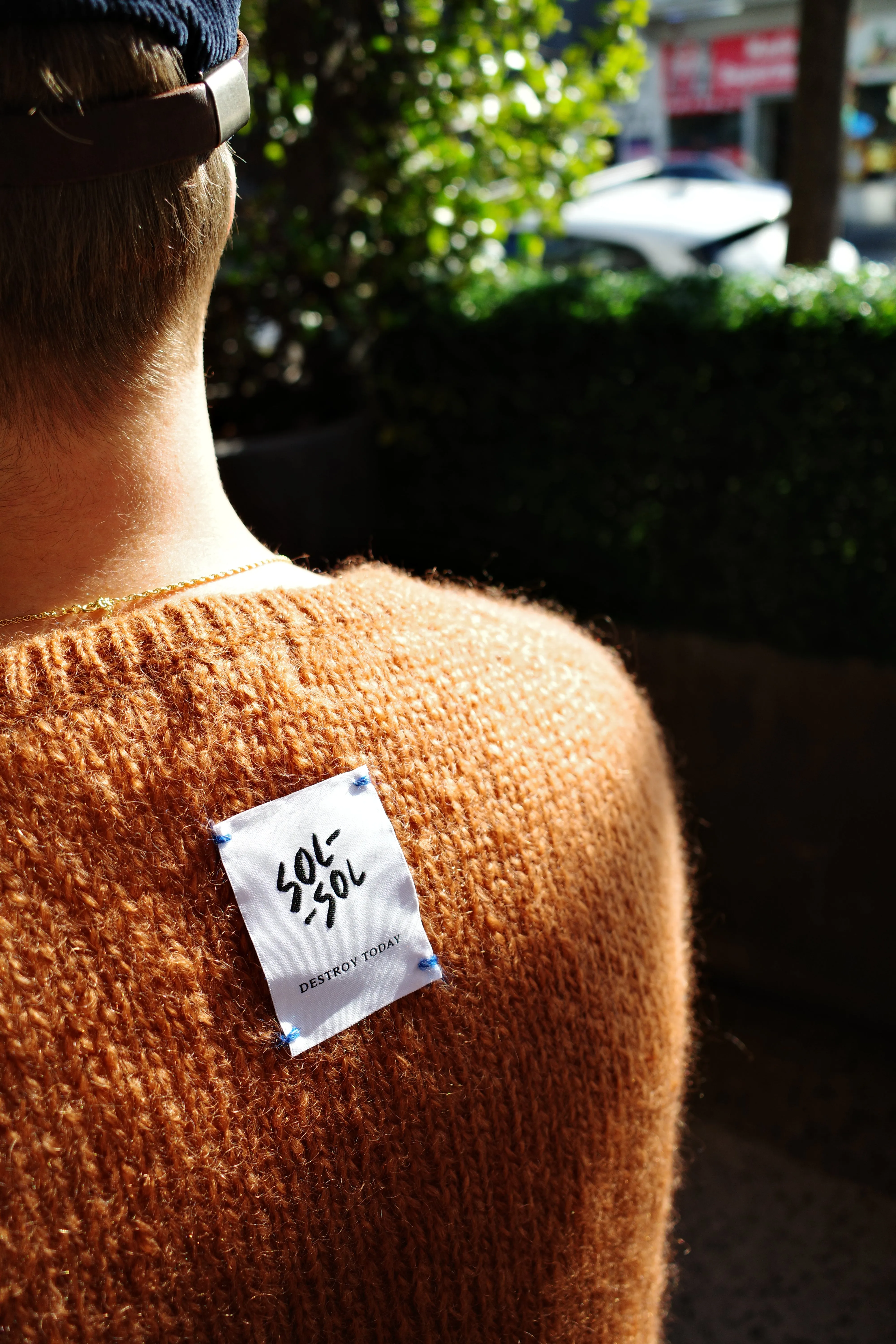 Sol Sol - Mohair & Wool Blend Jersey - Brown