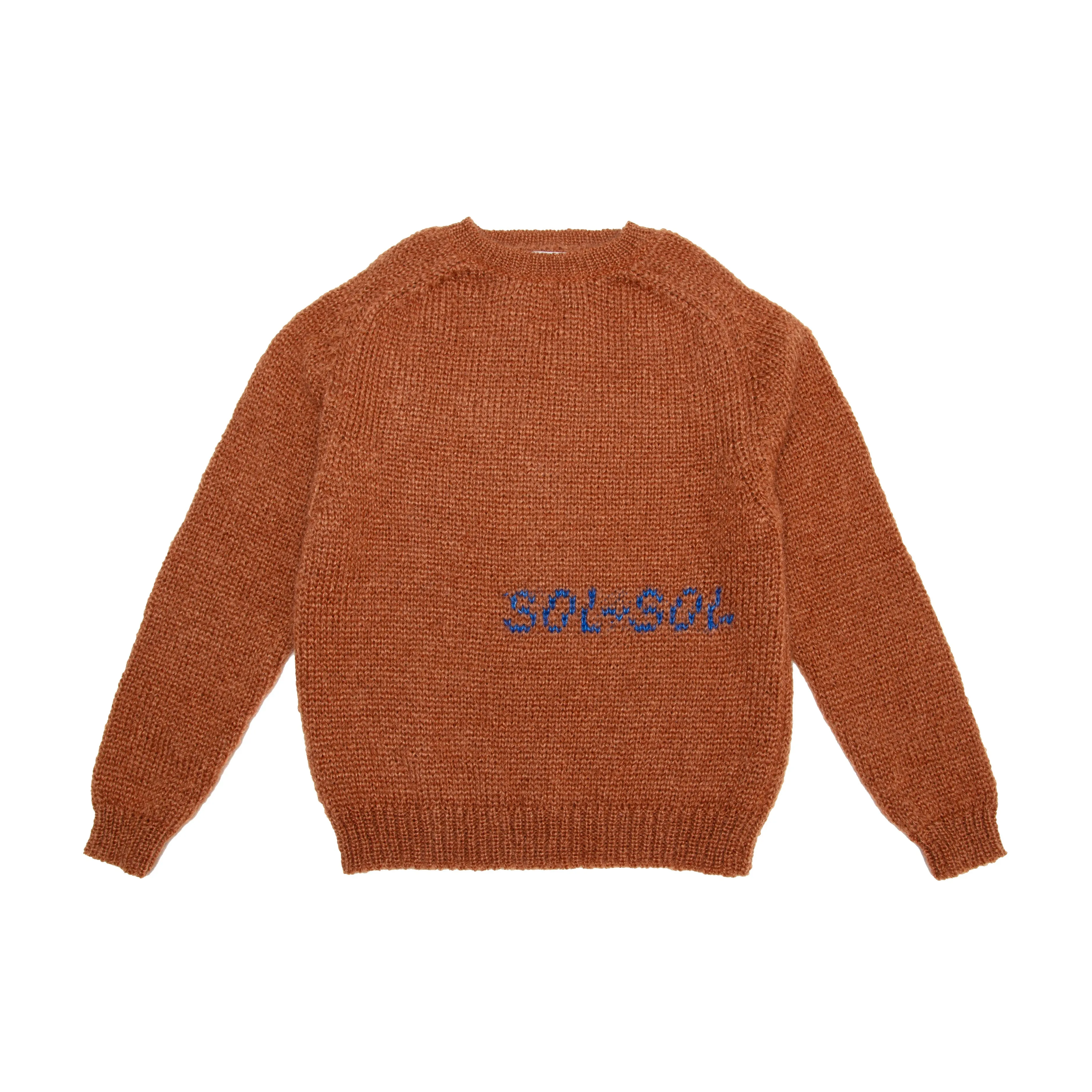 Sol Sol - Mohair & Wool Blend Jersey - Brown