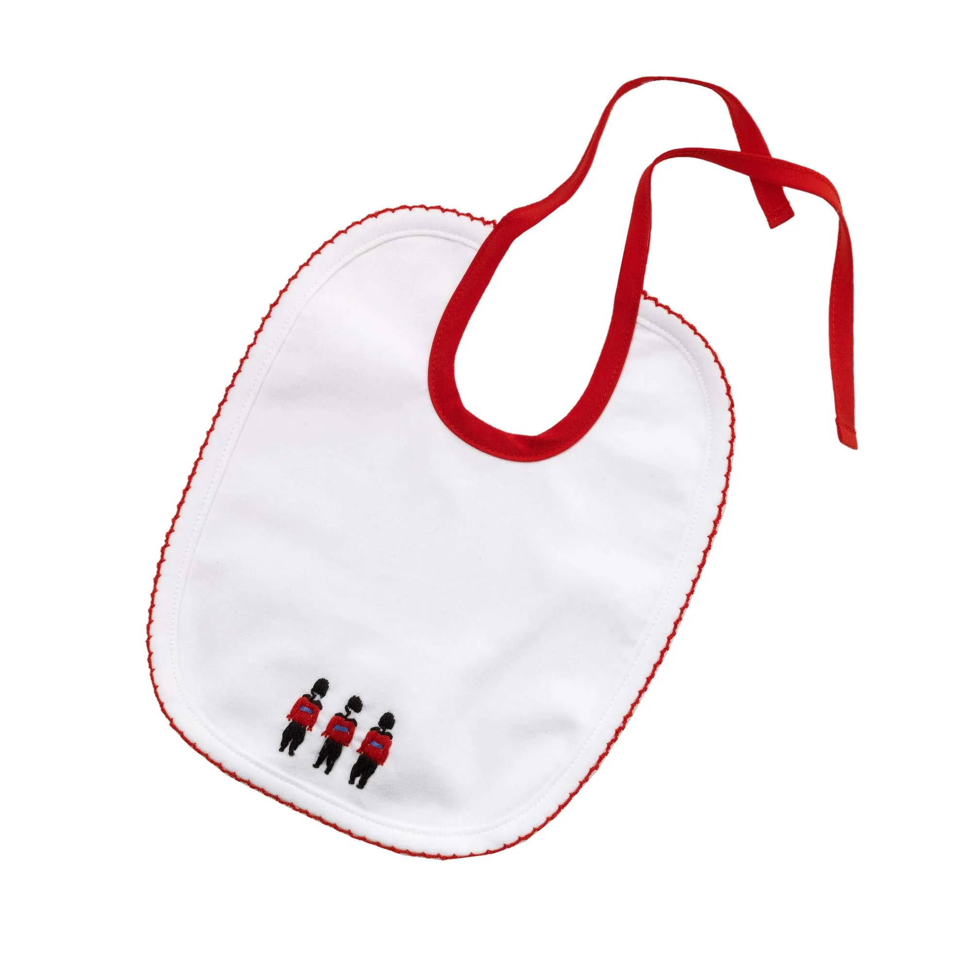 Soldier Embroidered Bib