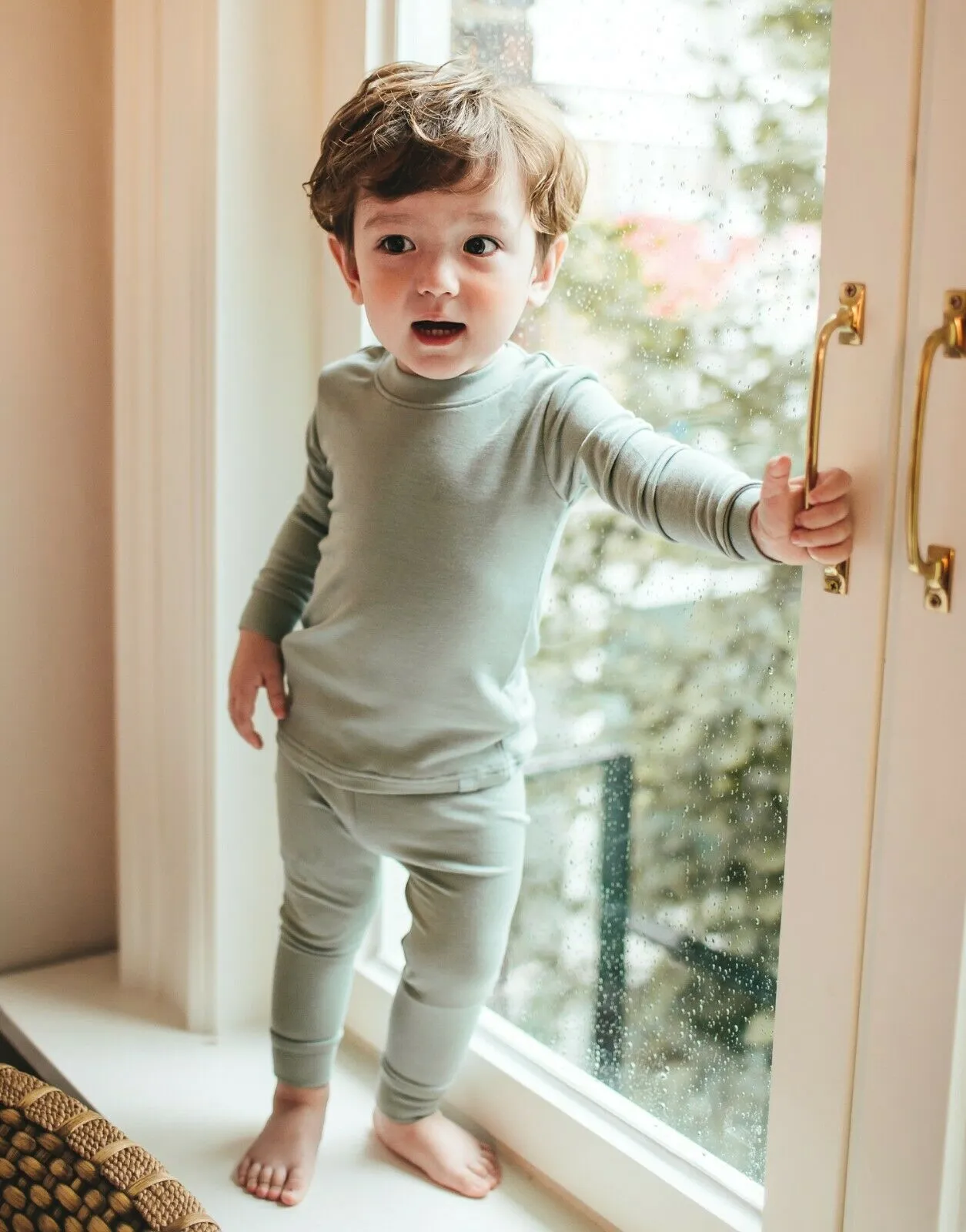 Super Luxury Soft Modal Mint Green Girls & Boys Playwear
