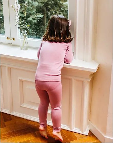Super Luxury Soft Modal Purple Pink Girls Playwear