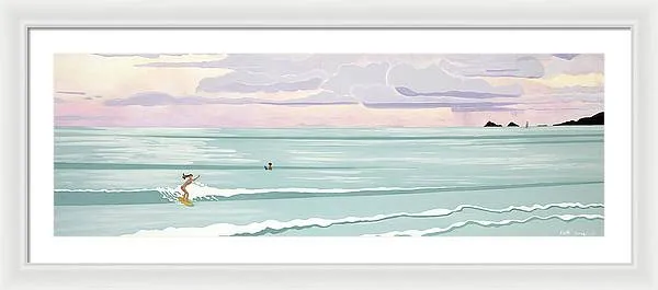 Surf Aloha, Kailua Squall - Framed Print