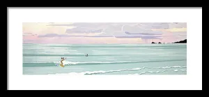 Surf Aloha, Kailua Squall - Framed Print