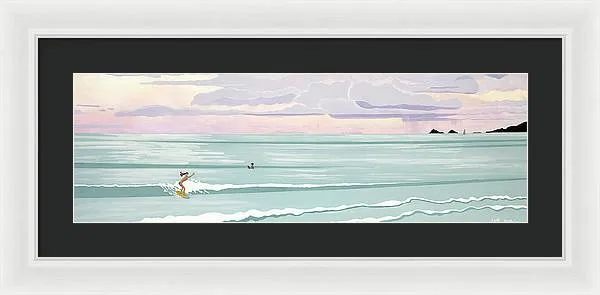 Surf Aloha, Kailua Squall - Framed Print