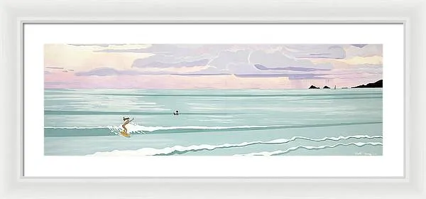 Surf Aloha, Kailua Squall - Framed Print