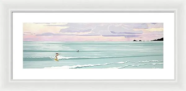 Surf Aloha, Kailua Squall - Framed Print