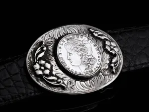 Sutro Morgan Dollar with Flowers