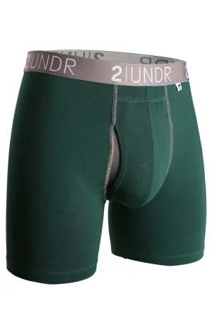 SWING SHIFT 6" BOXER BRIEF - DARK GREEN