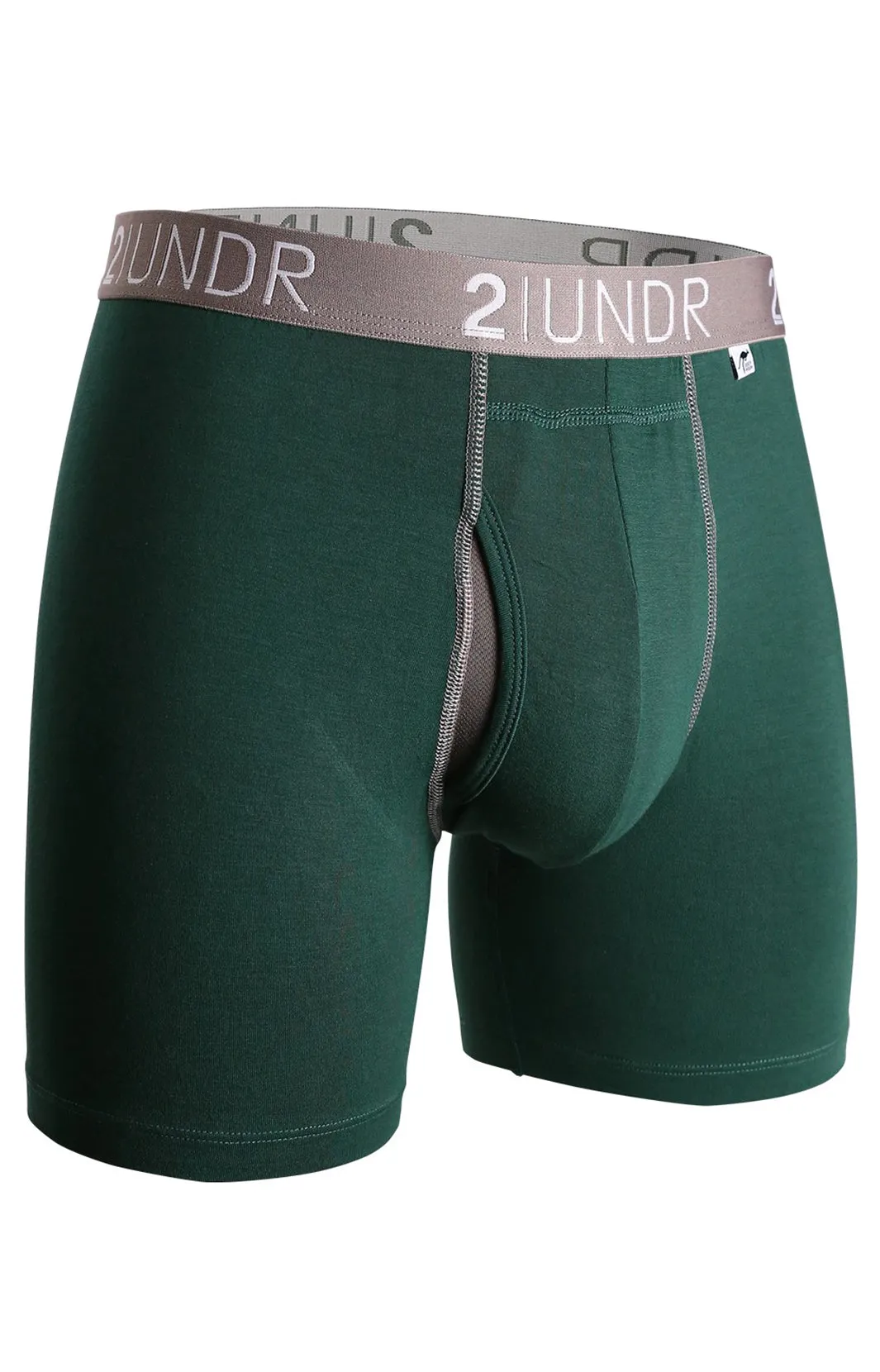 SWING SHIFT 6" BOXER BRIEF - DARK GREEN