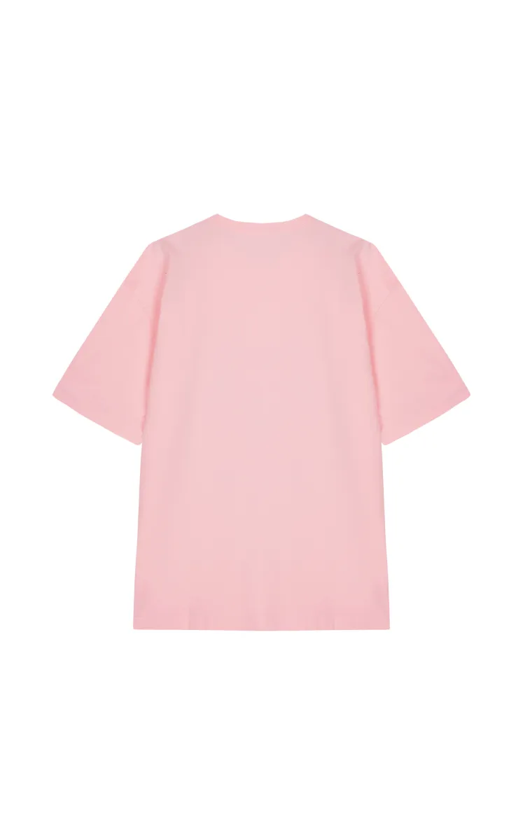 T-shirt / JNBY Blossom Silhouette Loose-Fit Cotton T-Shirt