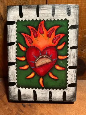 Taco & Chili Peppers Sacred Heart