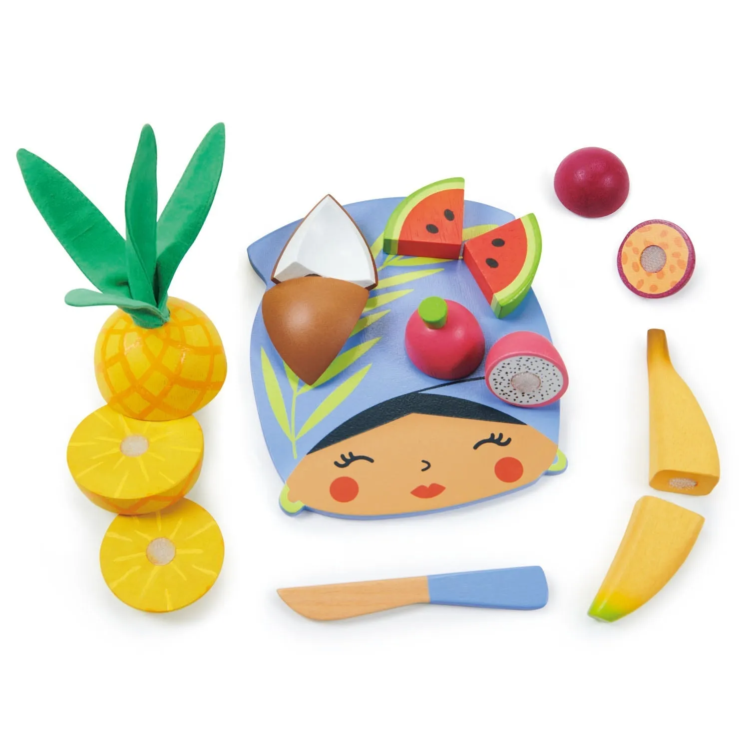 Tender Leaf Tropical Fruit Chopping Board