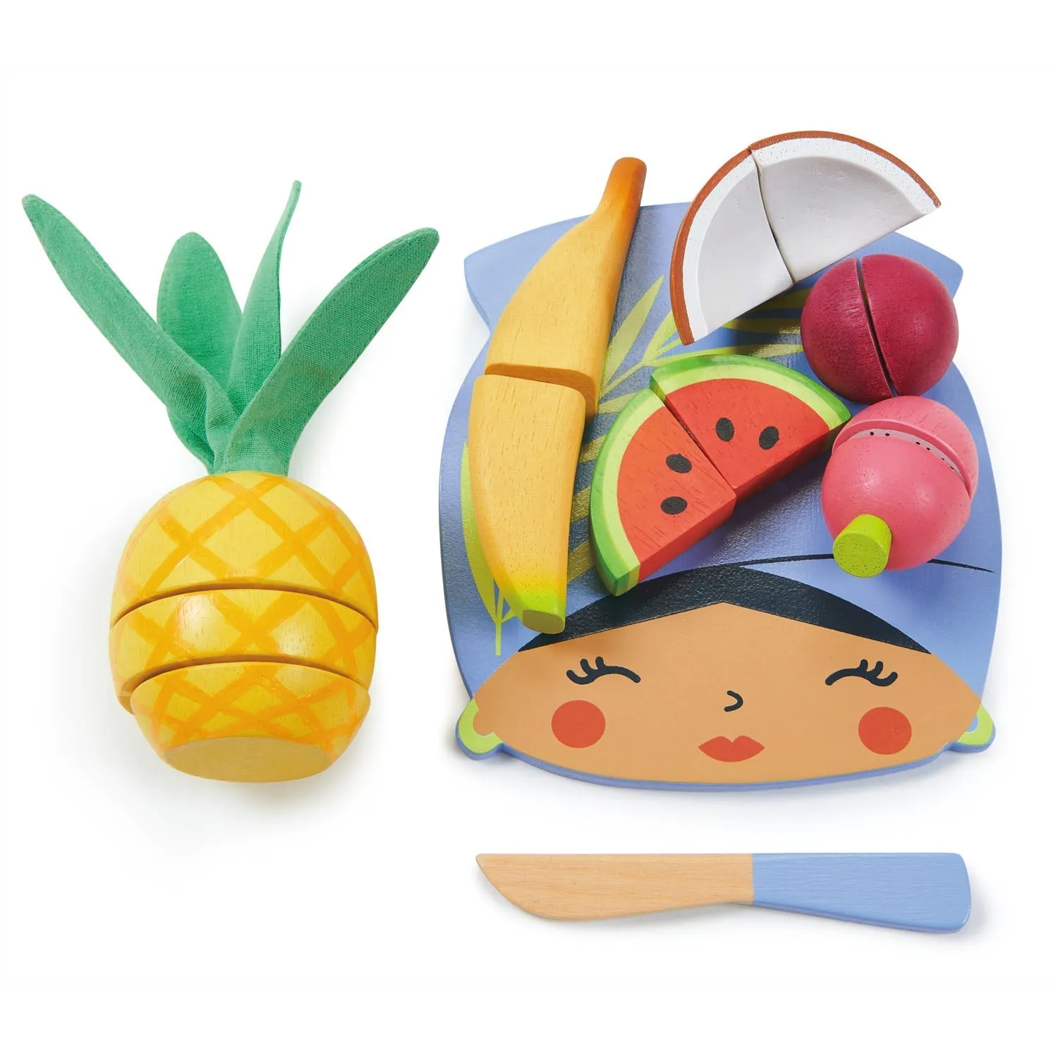 Tender Leaf Tropical Fruit Chopping Board