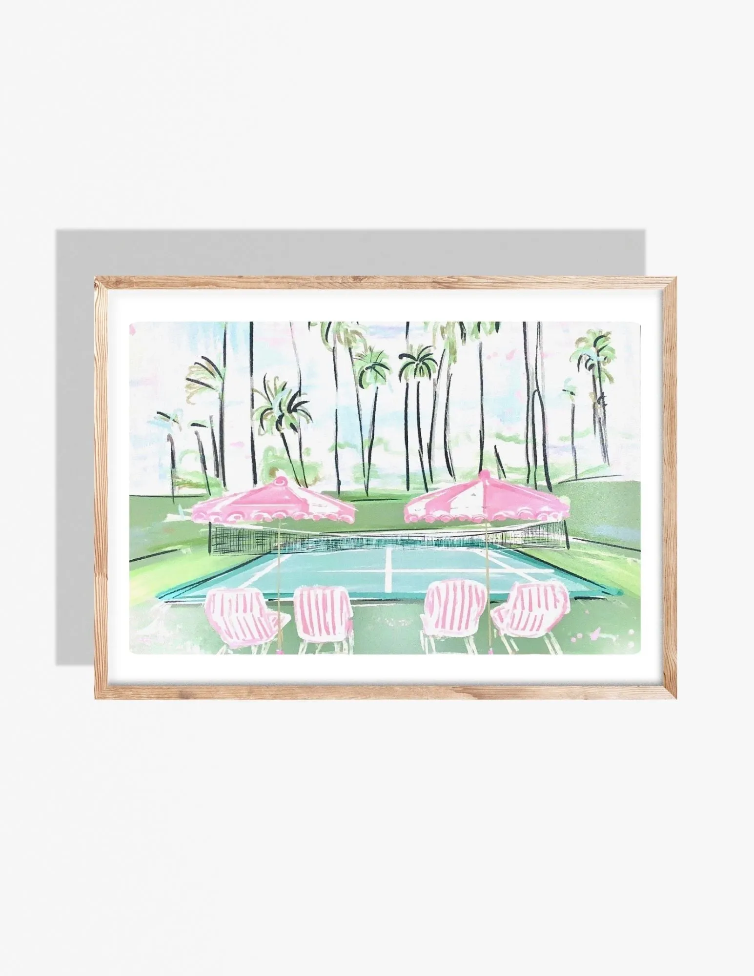 TENNIS IN PARADISE - Art Print