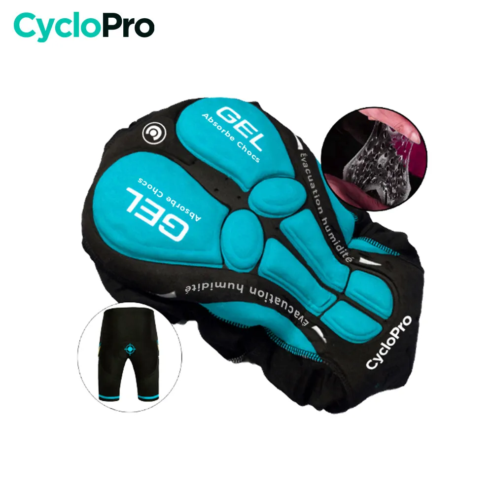 TENUE CYCLISTE AUTOMNE BLEUE - ABSTRACT 