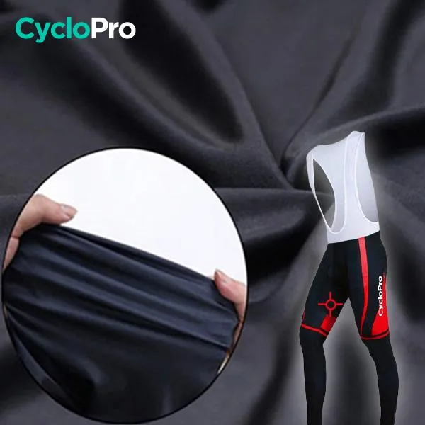 TENUE CYCLISTE AUTOMNE ROUGE - ABSTRACT 