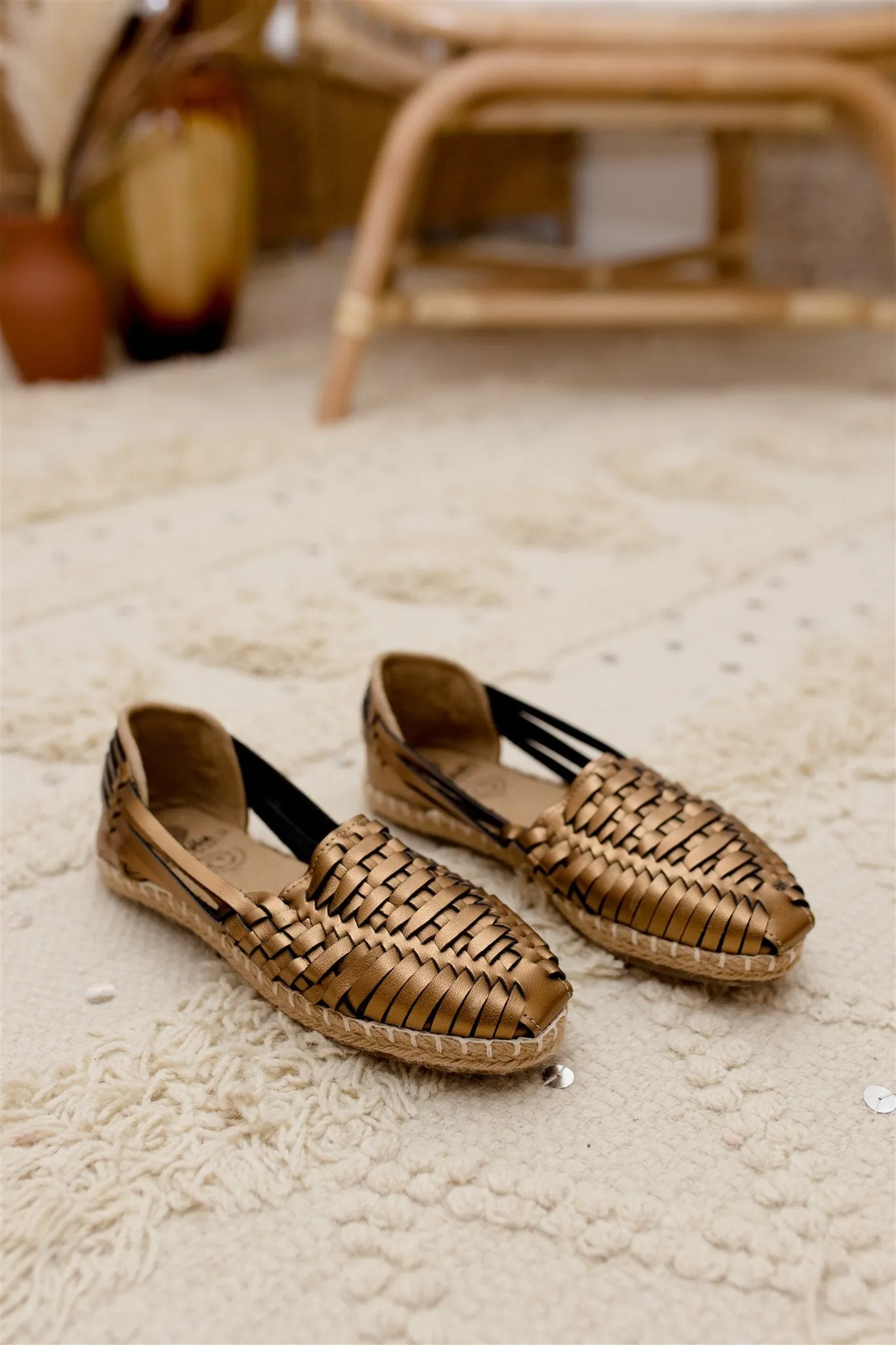 The Bronze Mexican Leather Huaraches