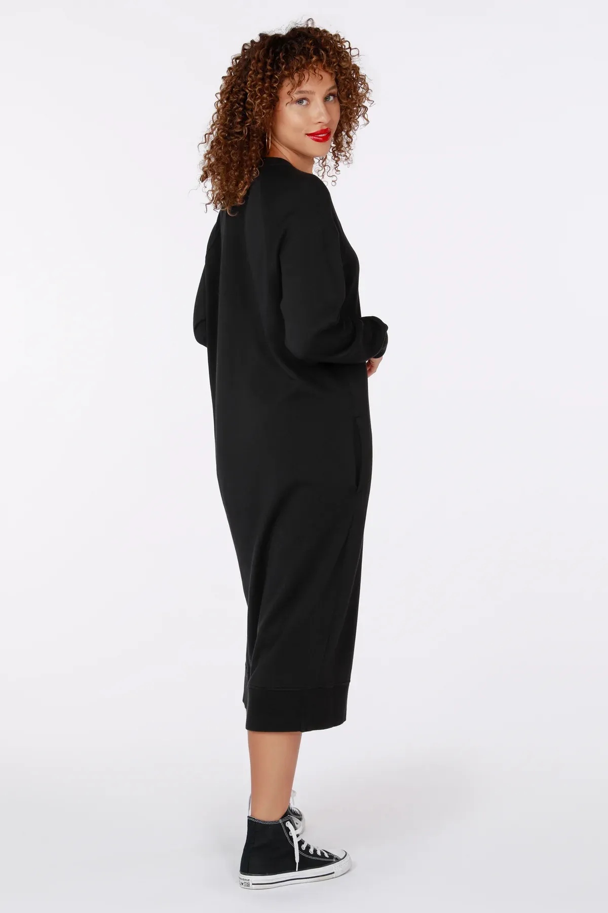 The Midi Sweatshirt Dress