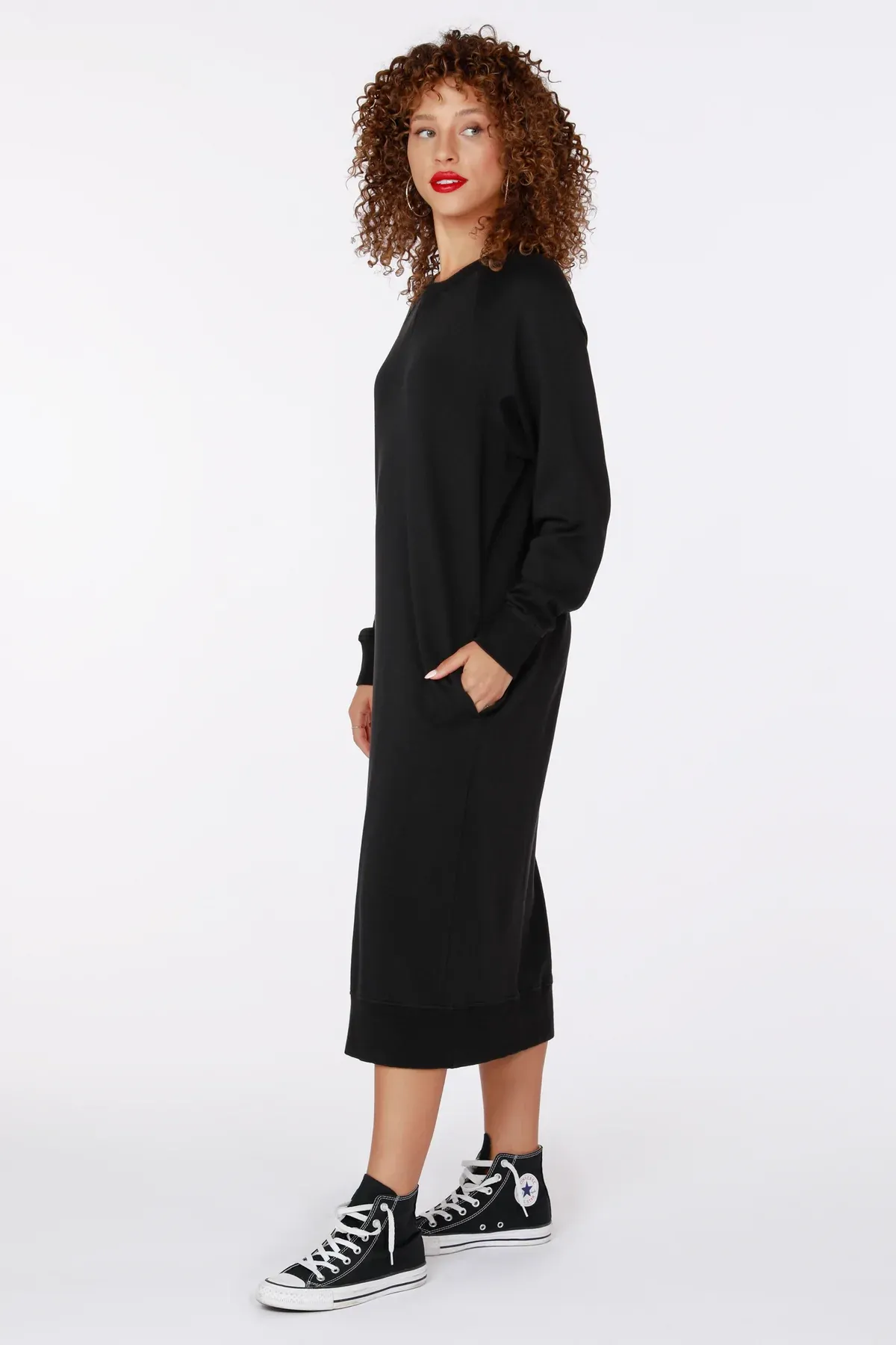 The Midi Sweatshirt Dress