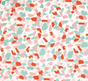 Tissu Popeline de Coton LOBSTER ABSTRACT - Blanc| KATIA Fabrics (Vendu x10cm)