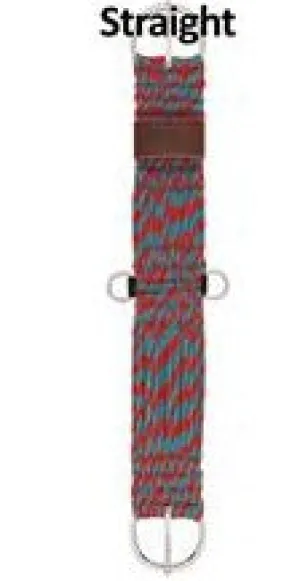 TK35405-20-34-Turq/Red Cinch Straight- 27 Strand 100% Mohair