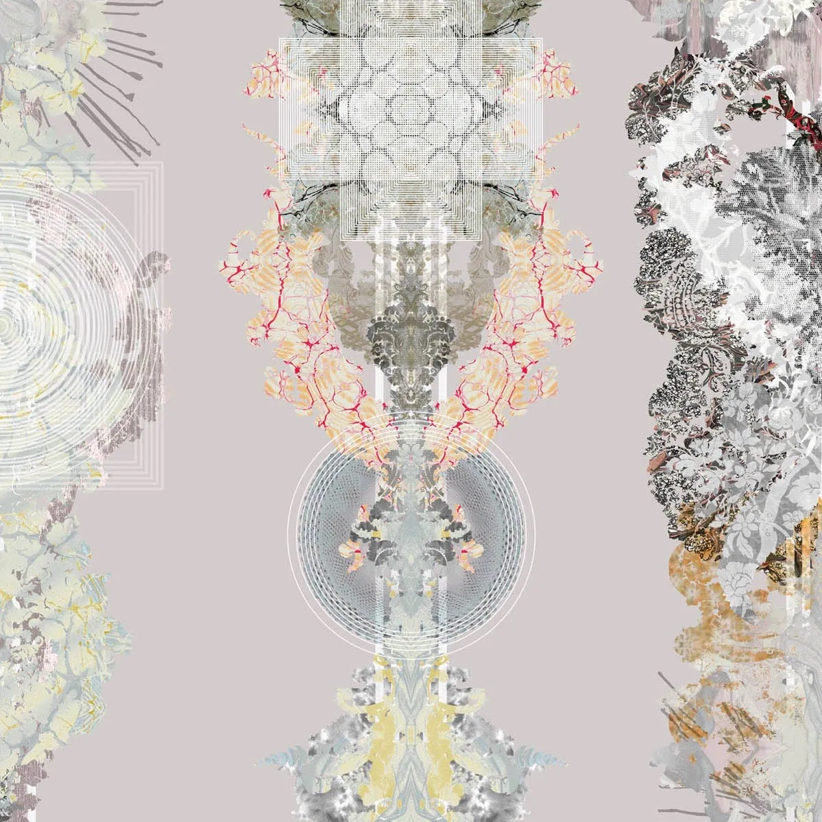 totem damask wallpaper
