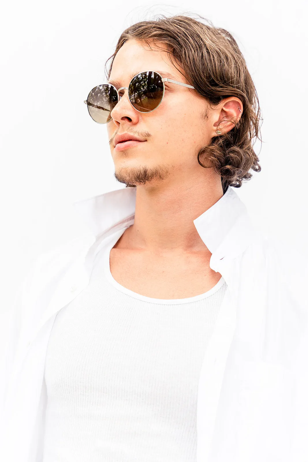 Trois A'maree's Exclusive Traditional Silver Sunglasses