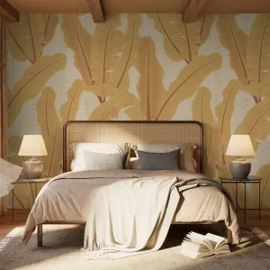Tropical Palm Leaf Wallpaper Mural