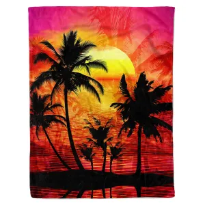 Tropical Punch Fleece Blanket