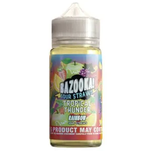 Tropical Thunder by Bazooka Sour Straws - Rainbow