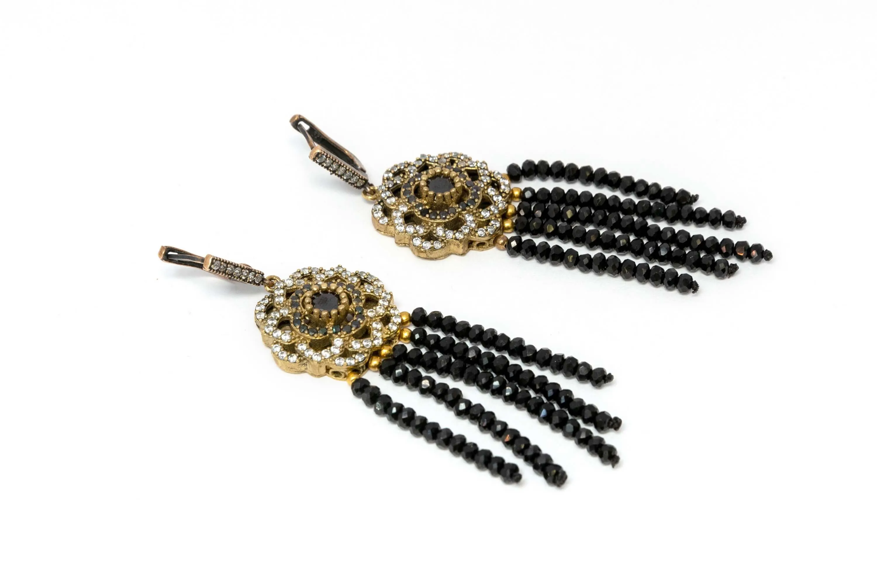 Turkish Floral Dangle Earrings