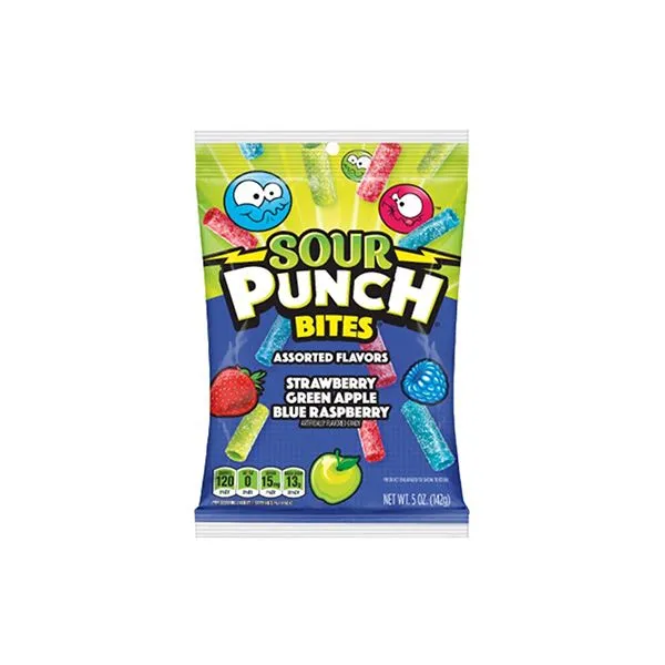 USA Sour Punch Bites Share Bags - 142g