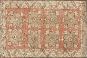 Vintage Turkish Oushak Rug - 5'8" x 8'7"