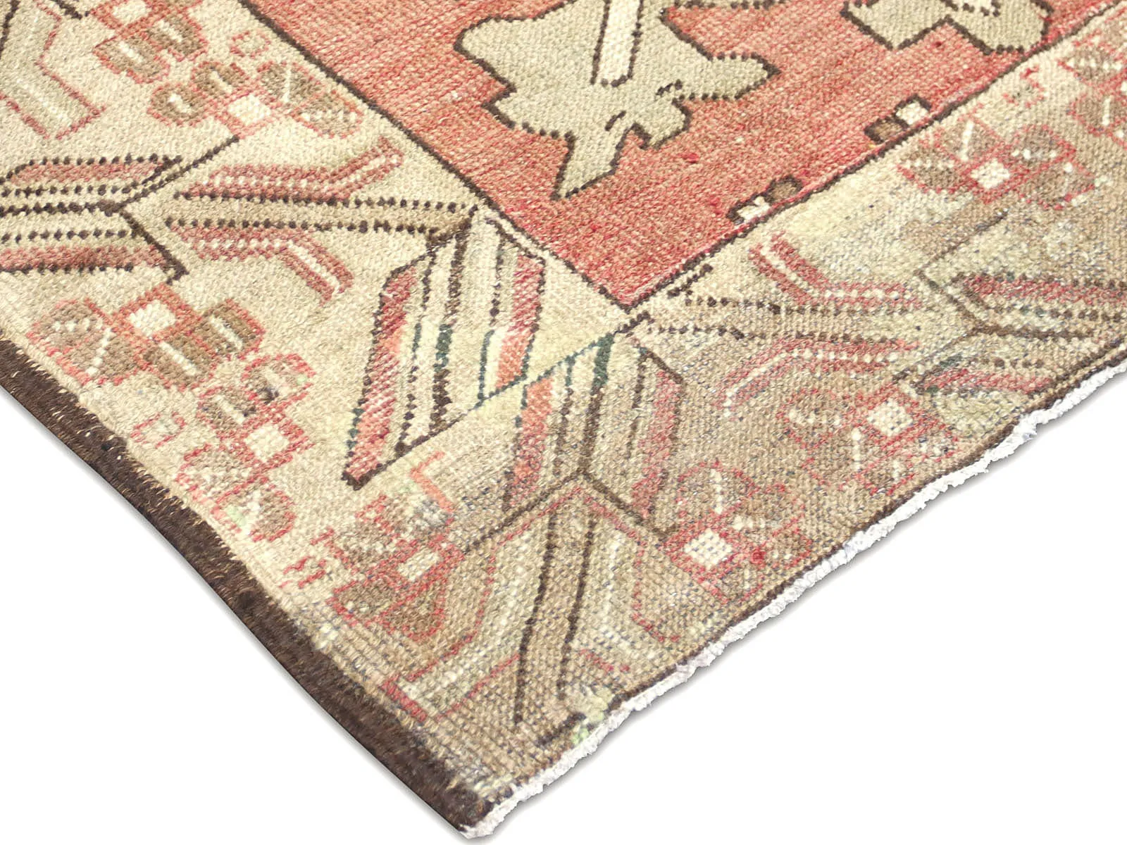 Vintage Turkish Oushak Rug - 5'8" x 8'7"