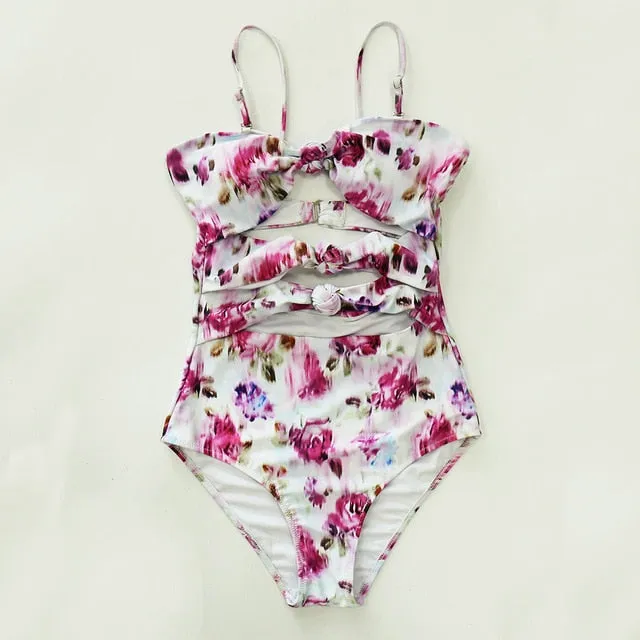 Viola One Piece with Cover Up