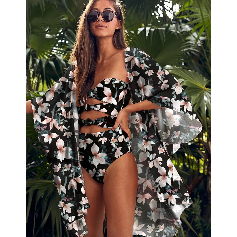 Viola One Piece with Cover Up