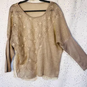 VTG Early Y2K Italian Mohair Blend Sweater Oversized Fit Dolman Sleeves Size M/L