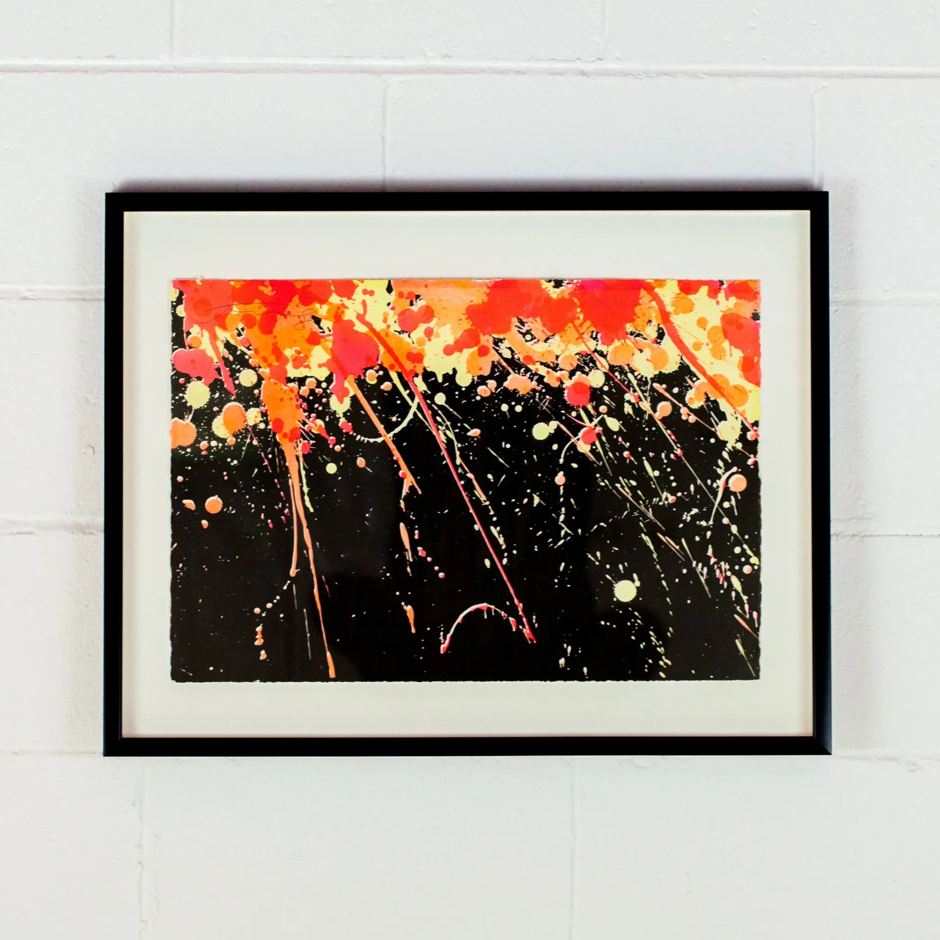 WALASSE TING "FIREWORKS" LITHO, 1974