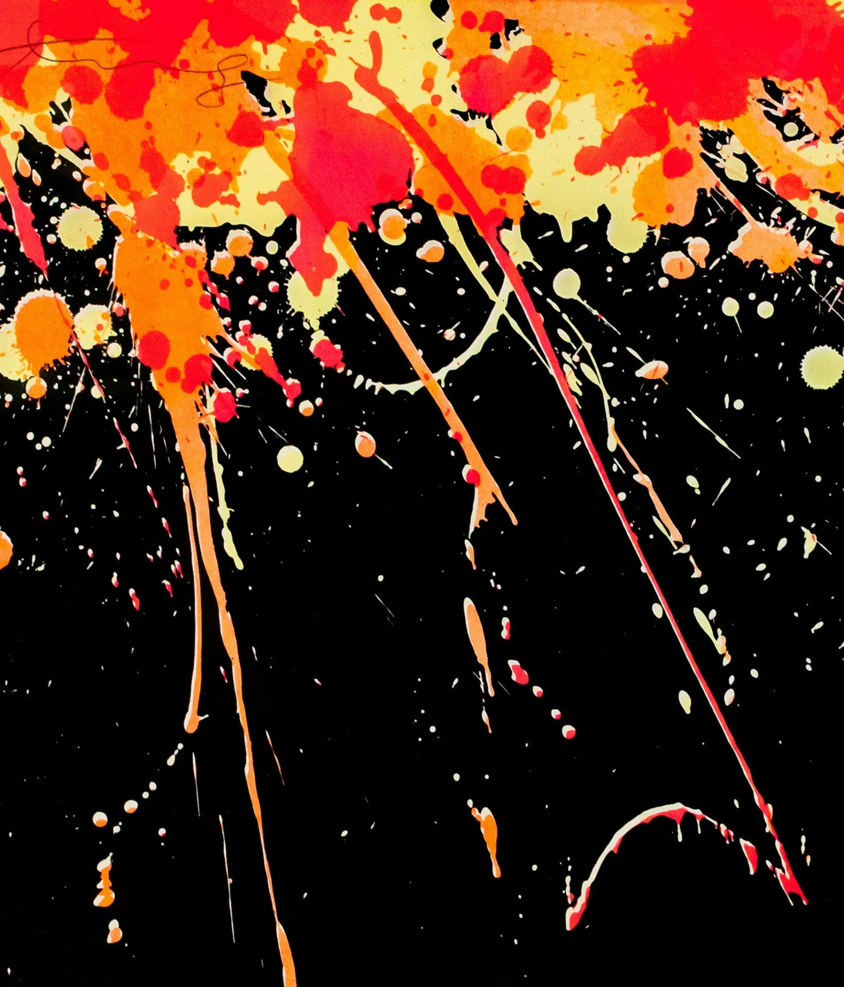 WALASSE TING "FIREWORKS" LITHO, 1974