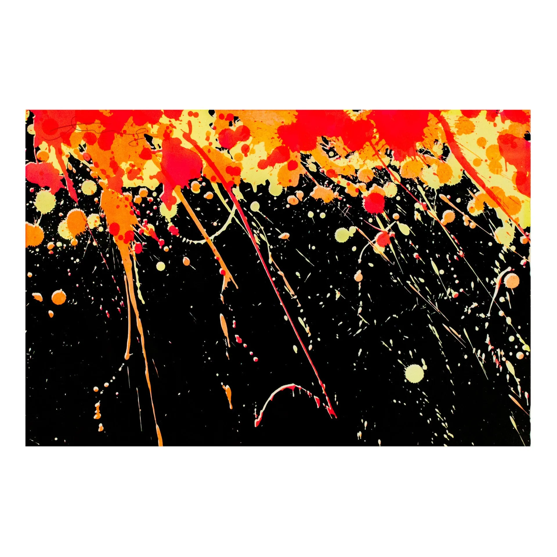 WALASSE TING "FIREWORKS" LITHO, 1974