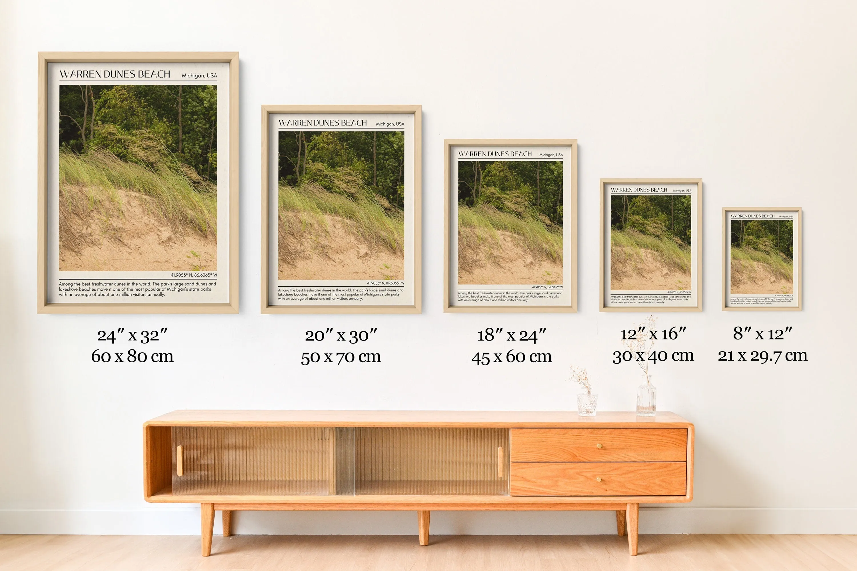 Warren Dunes Beach Wall Canvas, USA