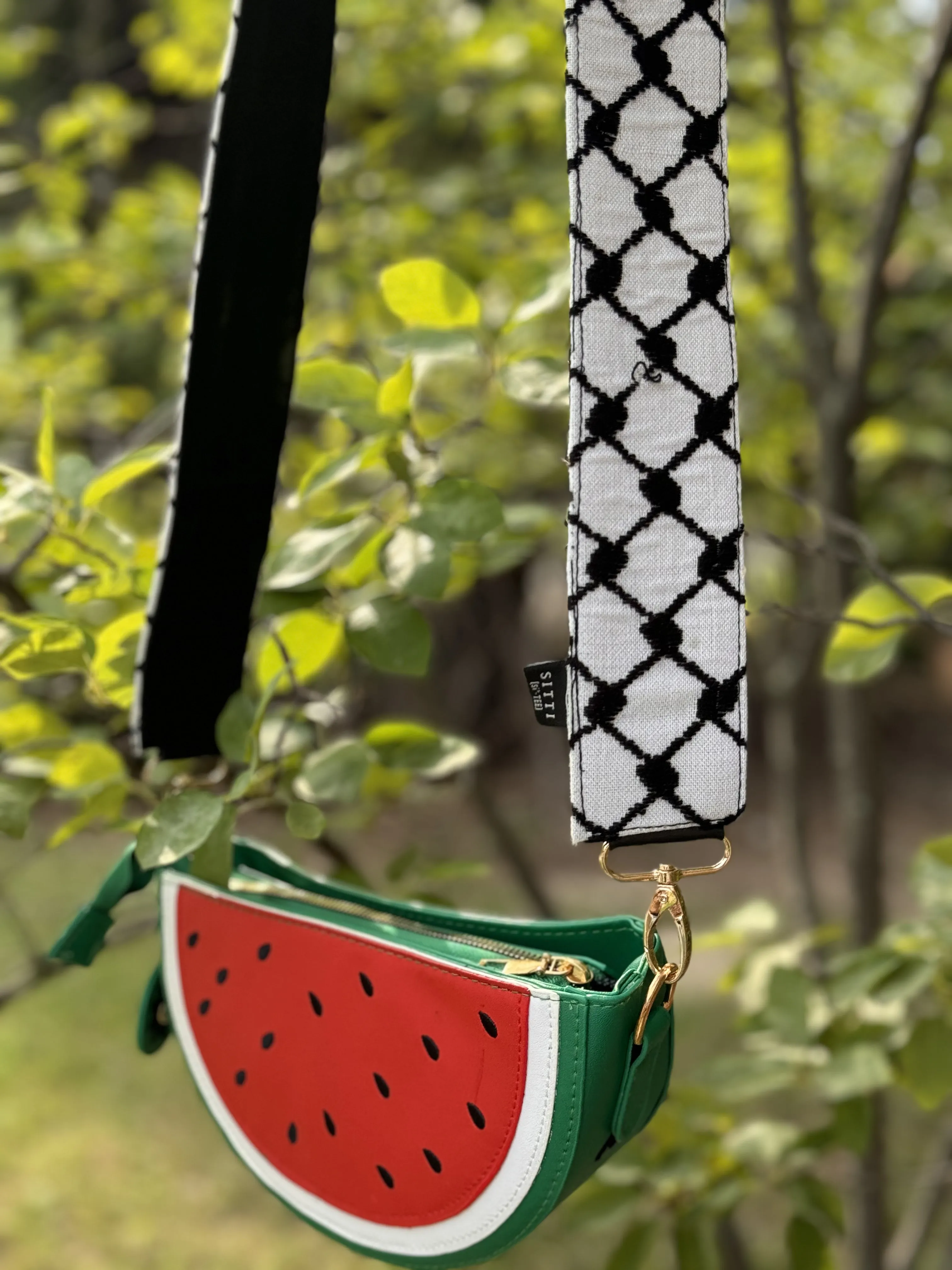 Watermelon Purse   Kuffiyeh Strap (Camera / Bag Strap) - BUNDLE