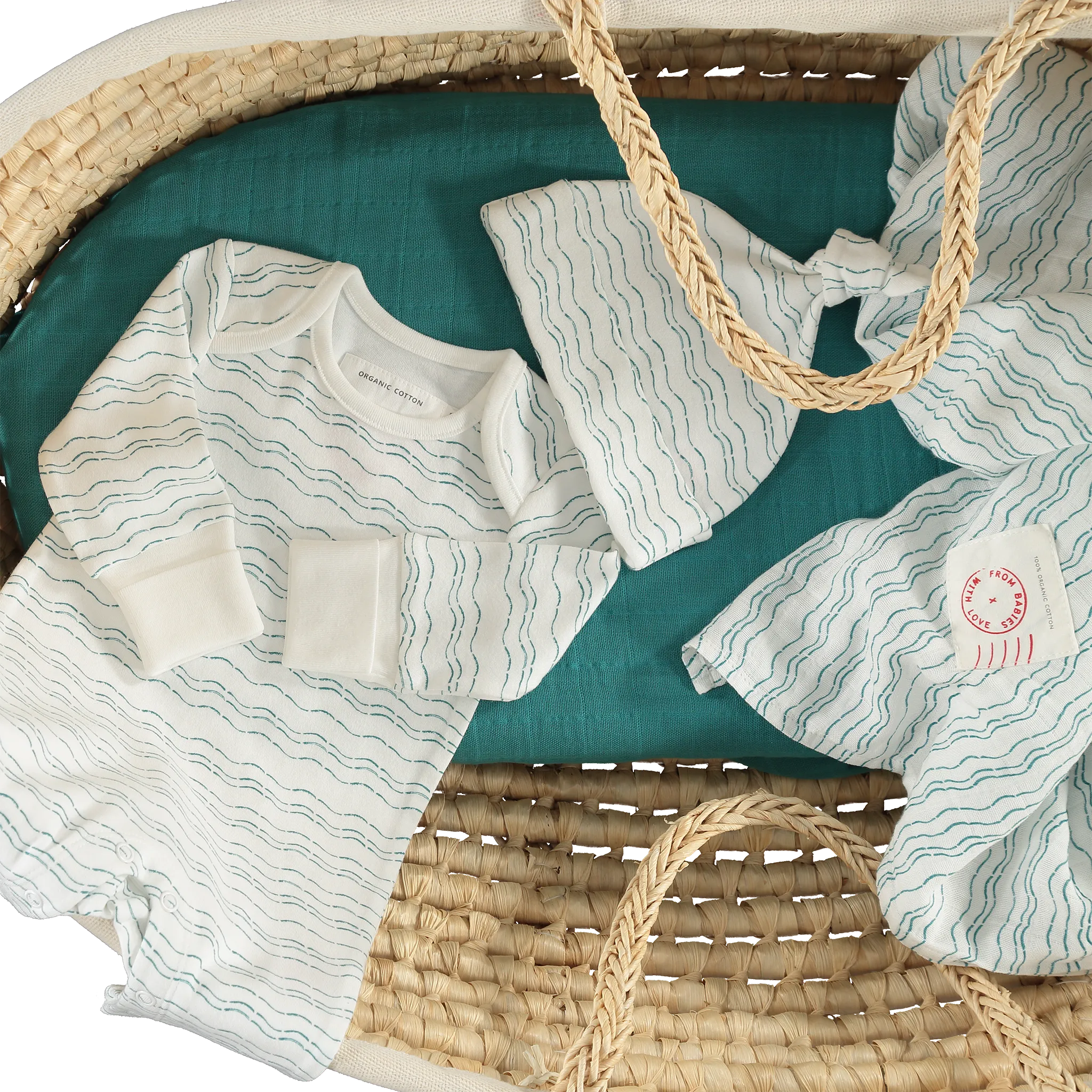 Waves of Joy organic baby grow